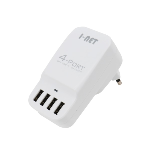 아이넷 LS-4U 국내+해외용 USB 4포트 멀티충전기-34W/6.8A/안전설계